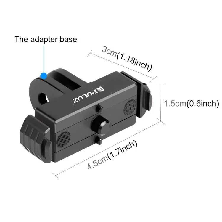 PU712B_2.webp For GoPro HERO13 Black  PULUZ Magnetic Quick Release Base Mount - Image 3