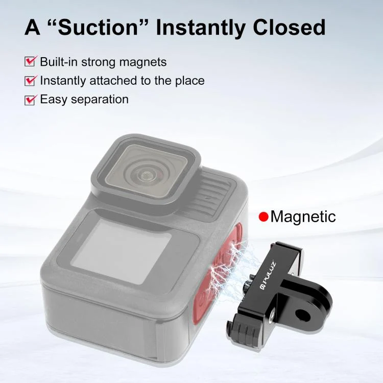 PU712B_3.webp For GoPro HERO13 Black  PULUZ Magnetic Quick Release Base Mount - Image 4