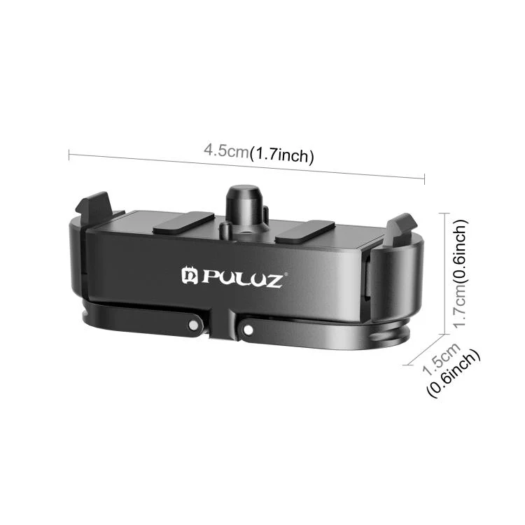 PU718B_3.webp For GoPro HERO13 Black PULUZ Magnetic Quick Release Metal Base - Image 4