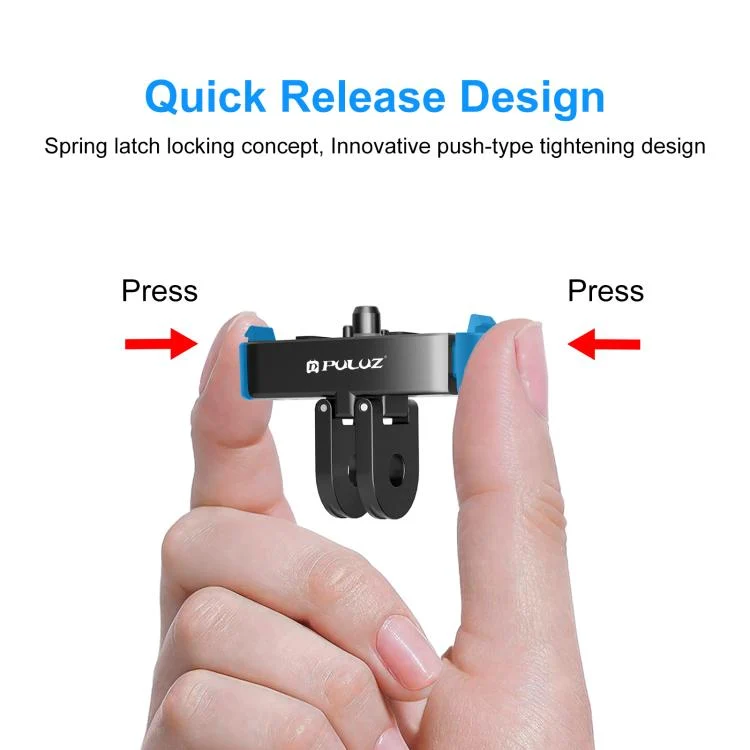 PU718B_5.webp For GoPro HERO13 Black PULUZ Magnetic Quick Release Metal Base - Image 6