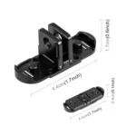 PULUZ Quick Release Magnetic Folding Base Adapter for GoPro HERO12 Black /11 Black /11 Black mini /10 Black /9 Black /8 Black / Max - Image 2
