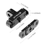 PULUZ Quick Release Magnetic Folding Finger Base Mount for GoPro HERO12 Black /11 Black /11 Black mini /10 Black /9 Black /8 Black / Max - Image 2