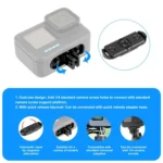 PULUZ Quick Release Magnetic Folding Finger Base Mount for GoPro HERO12 Black /11 Black /11 Black mini /10 Black /9 Black /8 Black / Max - Image 3