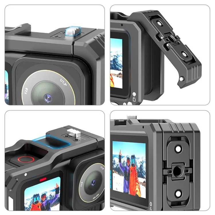 PU723B_3.webp For GoPro HERO13 Black /12 Black /11 Black /10 Black /9 Black PULUZ Metal Camera Cage - Image 4