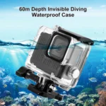 For GoPro HERO 4K 2024 PULUZ 60m / 196ft Waterproof Housing Protective Case with Buckle Basic Mount & Screw - Image 2