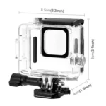 For GoPro HERO 4K 2024 PULUZ 60m / 196ft Waterproof Housing Protective Case with Buckle Basic Mount & Screw - Image 3
