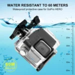 For GoPro HERO 4K 2024 PULUZ 60m / 196ft Waterproof Housing Protective Case with Buckle Basic Mount & Screw - Image 5