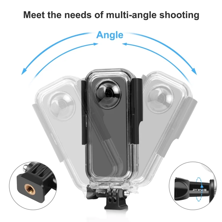 PU820_2.webp For Insta360 X3 PULUZ 30m Underwater Waterproof Housing Case - Image 3