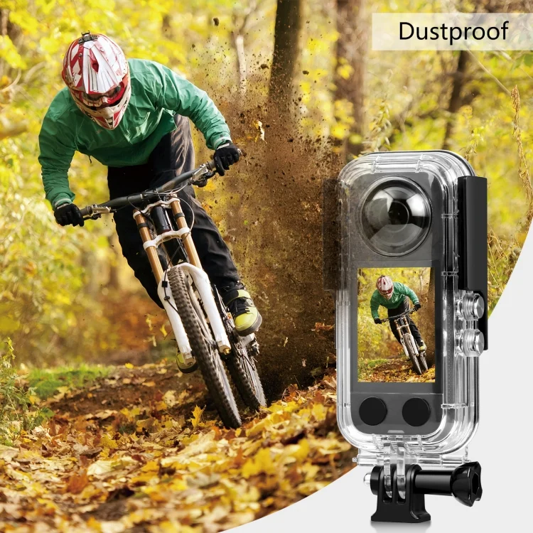 PU820_4.webp For Insta360 X3 PULUZ 30m Underwater Waterproof Housing Case - Image 5