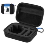 PULUZ Waterproof Carrying and Travel Case for GoPro, DJI Osmo Action and other Sport Cameras Accessories, Small Size: 16cm x 12cm x 7cm(Black)