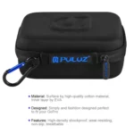PULUZ Waterproof Carrying and Travel Case for GoPro, DJI Osmo Action and other Sport Cameras Accessories, Small Size: 16cm x 12cm x 7cm(Black) - Image 6
