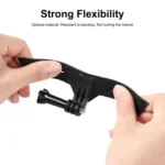 PULUZ Bending Action Camera Motorcycle Helmet Chin Mount - Image 4