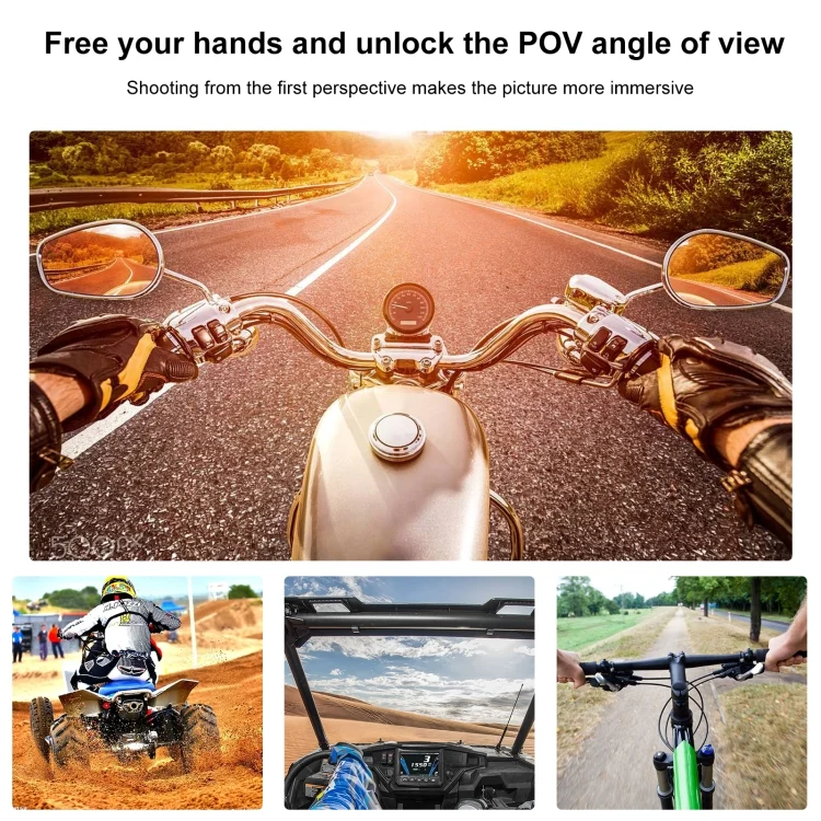 PU847B_6.webp PULUZ Bending Action Camera Motorcycle Helmet Chin Mount - Image 7