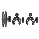 PULUZ Motorcycle Dualheads Crab Clamp Handlebar Fixed Mount for GoPro and Other Action Cameras - Image 8