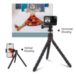 PULUZ Mini Octopus Flexible Tripod Holder with Remote Control for SLR Cameras, GoPro, Cellphone - Image 5