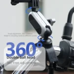 PULUZ Handlebar  Arm Mount with Phone Clamp & Mount Adapter & Long Screw - Image 4