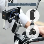 PULUZ Handlebar  Arm Mount with Phone Clamp & Mount Adapter & Long Screw - Image 5
