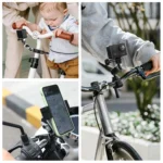 PULUZ Handlebar  Arm Mount with Phone Clamp & Mount Adapter & Long Screw - Image 8
