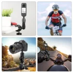 PULUZ Motorcycle Crab Clamp Handlebar Fixed Mount Holder for GoPro and Other Action Cameras - Image 7