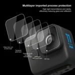 For GoPro Hero11 Black Mini PULUZ 2pcs Lens Tempered Glass Film - Image 3