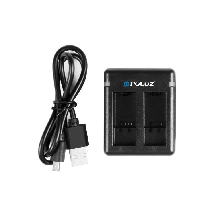 PU919B_6.webp PULUZ USB Dual Batteries Charger for GoPro HERO12 Black /11 Black /10 Black /9 Black - Image 7