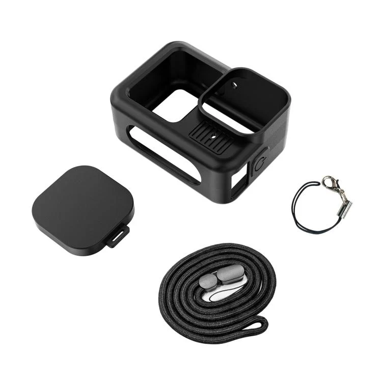 PU948B_9.webp For GoPro HERO13 Black PULUZ Silicone Protective Case Cover with Wrist Strap & Lens Cover - Image 10