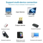 Micro Bluetooth 4.0 + EDR USB Adapter(V4.0), Transmission Distance: 30m(Black) - Image 5
