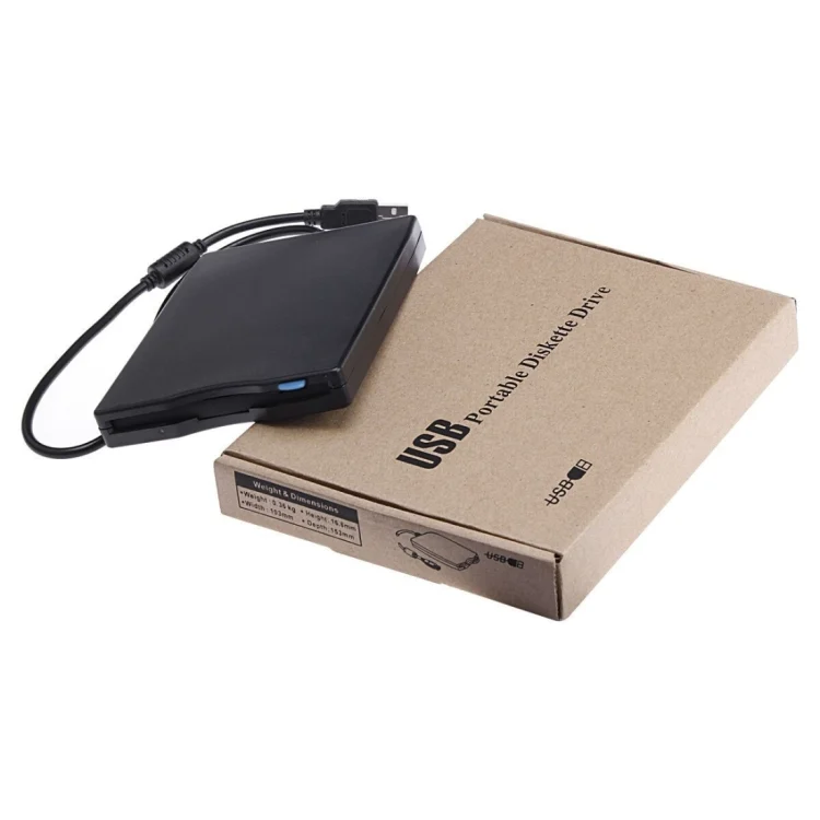 S-CA-3010_3.webp USB Portable Diskette Drive, USB External Floppy Drive(Black) - Image 4
