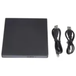 USB Slim Portable Optical Drive (CD-ROM)(Black) - Image 3