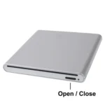 USB 2.0 Slim Aluminum Alloy Portable Slot-in External DVD-RW Drive, Plug and Play - Image 3