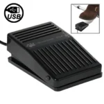 USB Foot Pedal Control Switch Game Pad Keyboard Adapter for Computer(Black)