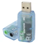 USB DSP 5.1 External Sound Card Adapter Mono Channel(Blue) - Image 2
