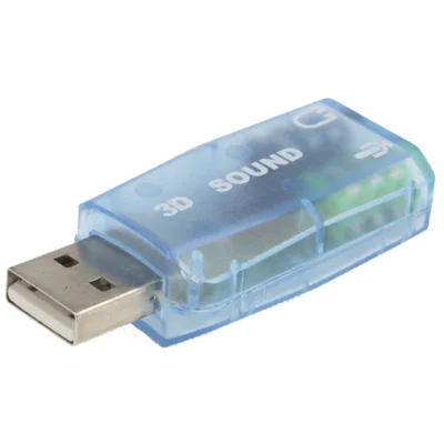 S-CA-6024_2.webp USB DSP 5.1 External Sound Card Adapter Mono Channel(Blue) - Image 3