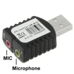 USB 2.0 Stereo Sound Adapter, External Power Not Required(Black) - Image 4