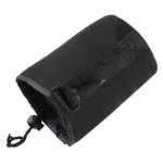 Neoprene SLR Camera Lens Carrying Bag Pouch Bag with Carabiner, Size: 10x14cm(Black) - Image 4