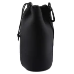 Neoprene SLR Camera Lens Carrying Bag Pouch Bag with Carabiner, Size: 10x22cm(Black) - Image 2
