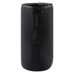 Neoprene SLR Camera Lens Carrying Bag Pouch Bag with Carabiner, Size: 10x22cm(Black) - Image 3