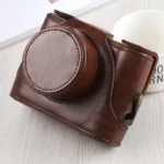 Full Body Camera PU Leather Case Bag with Strap for FUJIFILM X10 / X20 - Image 4