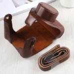 Full Body Camera PU Leather Case Bag with Strap for FUJIFILM X10 / X20 - Image 5