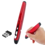 2.4GHz Wireless Pen Mouse with USB Mini Receiver, Transmission Distance: 10m (EL-P01)(Red) - Image 2