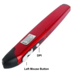 2.4GHz Wireless Pen Mouse with USB Mini Receiver, Transmission Distance: 10m (EL-P01)(Red) - Image 3