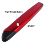 2.4GHz Wireless Pen Mouse with USB Mini Receiver, Transmission Distance: 10m (EL-P01)(Red) - Image 4