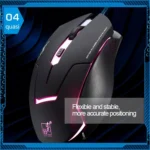 T7 Wired 3 Color Changeable 1200 DPI 1600DPI 2400DPI Gaming USB Optical Mouse - Image 7