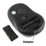 2.4GHz Wireless Optical Mouse with USB Receiver, Plug and Play, Working Distance up to 10 Meters - Image 3