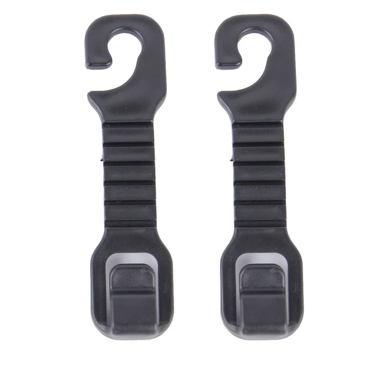 S-CMH-0048_1.webp 20 PCS Cleverly Plastic Pothook for Car Seat Headrest Backrest(Black) - Image 2