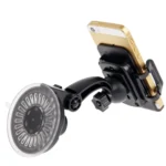 Universal 360 Degree Rotation Suction Cup Car Holder / Desktop Stand for iPhone, Galaxy, Sony, Lenovo, HTC, Huawei, and other Smartphones of Width: 4.5cm - 7.4cm(Black) - Image 3