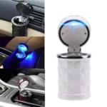 Diamond Facets Car Ashtray with LED Light