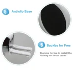 Diamond Facets Car Ashtray with LED Light - Image 12