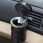 Diamond Facets Car Ashtray with LED Light - Image 8
