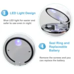 Diamond Facets Car Ashtray with LED Light - Image 11